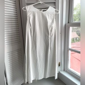KARL LAGERFELD white eyelet dress
